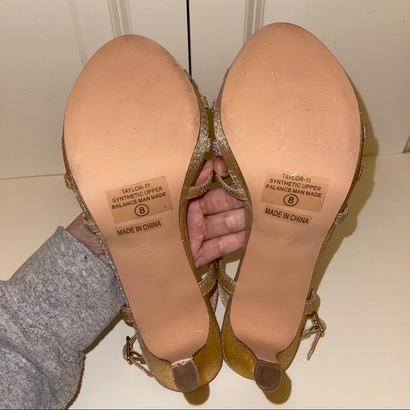 De Blossom Collection Sparkly Heels - Picture 6 of 9